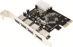 Logilink Pc0057 4 Port Usb3.0 Pci-Express Kart