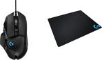 Logitech G G502 Hero High Performance Oyuncu Mouse+ Logitech Gaming Mouse Pad 40 X 30