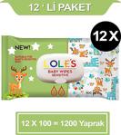 Lole'S Sensitive Bebek Islak Mendil 12X100 1200 Yaprak