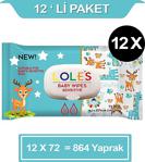 Lole'S Sensitive Bebek Islak Mendil 12X72 864 Yaprak