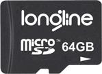 Longline 64 Gb Microsdhc Class 10 Hafıza Kartı + Adaptör