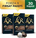 L'Or - Forza - Intensity 9 - Nespresso Uyumlu Kapsül Kahve Fırsat Paketi 10 X 3 Paket (30 Adet)