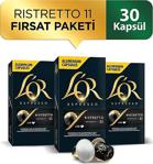 L'Or Ristretto Intensity 11 Nespresso Uyumlu Kapsül Kahve Fırsat Paketi 10 X 3 Paket 30 Adet