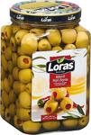 Loras Biber Dolgulu Yeşil Zeytin Cam 181 200 900 Gr