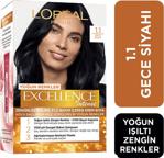 Loreal Excellence Intense Saç Boyası 1.1 Gece Siyahı