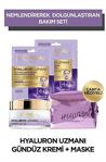 L'Oreal Paris Hyaluron Expert Gündüz Kremi & Kağıt Maske Hyaluron Çanta Set