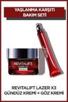 L'Oreal Paris L'Oreal Paris Revitalift Lazer X3 Yoğun Yaşlanma Karşıtı Gündüz Kremi Dermo Revitalift Laser X3 Göz