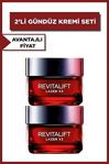 L'Oreal Paris Revitalift Lazer X3 Yoğun Yaşlanma Karşıtı Gündüz Bakım Kremi 2'Li Set