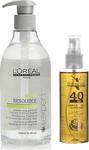 Loreal Professionnel Serie Expert Pure Resource Şampuan 500 Ml + 40 Bitkili Saç Bakım Yağı 150 Ml