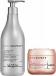 L'Oreal Professionnel Silver Mor Şampuan 500 Ml+Aox Vitamino Color Maske 75 Ml