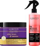 Lorenti Collagen Saç Maskesi 500Ml Ve Biotin Ve Kolajen Fön Suyu 400Ml