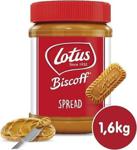 Lotus Biscoff Spread Bisküvi Kreması Original 1600 Gr Ekstra Büyük Boy Karamelize Sürülebilir Krema