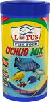 Lotus Cichlid Mix Granül Astaxanthin Ve Algea Omega-3 Protein Bitkisel Karışık 1000 Ml Ahli Balık Yemi