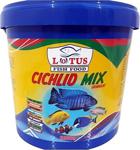 Lotus Cichlid Mix Granulat Çiklet Balık Yemi Kova 3 Kg