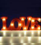 Love Yazılı & Led Işıklı Dekor