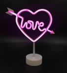 Love Yazılı Neon Led Masa Ve Gece Lambası