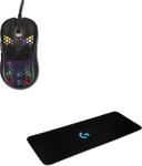 Lunatic Sparrow 6400 Dpi Rgb Ledli Makrolu Oyuncu Mouse+70X30 Gaming Mousepad