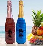 Lüpen Alkolsüz Simli Lux Şampanya Tropik Meyve Karadut Aromalı 750 Ml 2 Adet