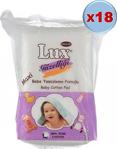 Lux 60\'lı 18 Paket Bebek Temizleme Pamuğu