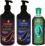 Lyonsey At Kuyruğu Şampuanı 400Ml + Dabur Amla Saç Bakım Yağı 200Ml + Ardıç Katranı Şampuanı 400Ml