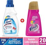 Lysol Çamaşır Antibakteriyel Hijyen Sağlayıcı 720Ml + Vanish Kosla Leke Çıkarıcı Gold 1L Renkliler