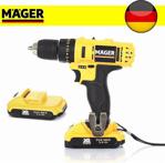 Mager Tools Turbo 24V5AH Turbo x2 Li-ion Çift Akülü Profesyonel Vidalama Şarjlı Darbesiz Matkap