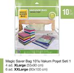 Magic Saver Bag 10'Lu Vakumlu Poşet Set-1