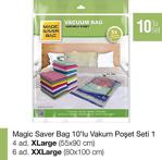 Magic Saver Bag 10\'lu Vakumlu Poşet Seti 1