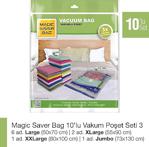 Magic Saver Bag 14'Lü Vakumlu Poşet Set-3