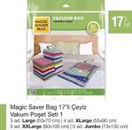 Magic Saver Bag 17\'li Çeyiz Vakumlu Poşet Seti 1