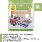 Magic Saver Bag 18'Li Vakumlu Poşet Set-3