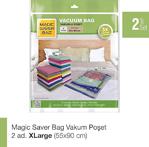 Magic Saver Bag 2'Li Xlarge Vakumlu Poşet Seti