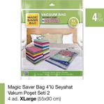 Magic Saver Bag 4'Lü Vakumlu Poşet Set-2