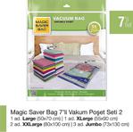 Magic Saver Bag 7'Li Vakumlu Poşet Seti 2