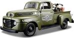 Maisto 1/24 1948 Ford F-1 Pickup Harley Davidson Model Araba