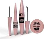 Makeuptime Long Sansation Maskara Eyeliner Hıghlıghterseti 3'Lü