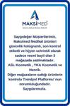 Maksi̇med 1 Paket 3 Katlı Full Ultrasonik Medikal Maske-Turuncu