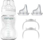 Mamajoo Silver Biberon 250 Ml & Eğitici Bardak Kulbu & Yedek İkili Bardak Ucu