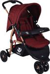 Mamma Panther Gold Jogger 3 Tekerlekli Deluxe Bebek Arabası - Bordo