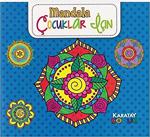 Mandala Çocuklar İçin Boyama Kitabı Mavi