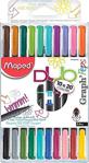 Maped Fineliner Duo 10 Kalem 20 Renk