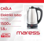 Maress Çağla 1500 W 1.8 Lt Çelik Kettle