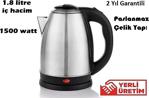 Maress Su Isıtıcısı Çelik Kettle (Ketil) 1.8 Lt 1.8 Litre