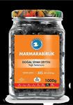 Marmarabirlik 3Xs Lüks Yağlı Sele Siyah Zeytin 381-410 1000 Gr Cam