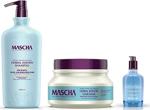 Mascha Güçlendirici Düzleştirici Etkili Keratin Saç Bakım Seti Şampuan + Maske + Serum