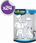 Master Pouch Balıklı 80 gr 24'lü Paket Yetişkin Yaş Kedi Maması