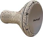 Masterwork Mısır Darbuka Çatlak Desenli Alüminyum Beyaz