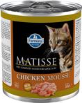 Matisse Cat Chicken Mousse 300 gr Tavuklu Kıyılmış Yetişkin Kedi Konservesi