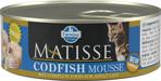 Matisse Codfish Morina Balığı 80 gr 12'li Paket Kedi Konservesi
