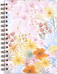 Matt Notebook A5 Süresiz Planlayıcı Ajanda Pembe Çiçekler